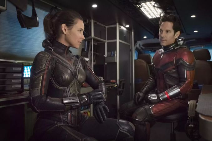 Evangeline Lilly und Paul Rudd in einer Sezen von «Ant-Man and the Wasp». ant-man