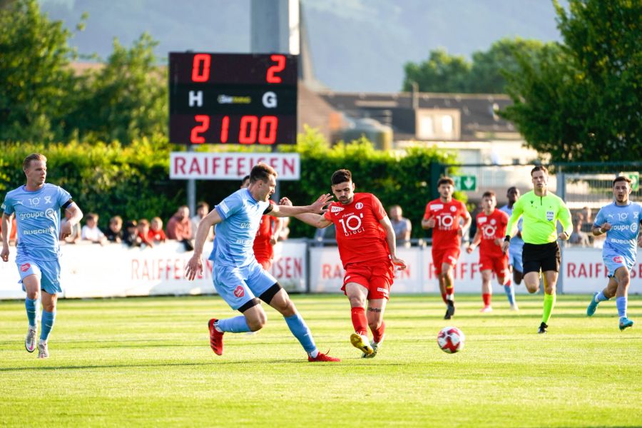 Der FCRJ muss im Barrage-Hinspiel zuhause gegen Xamax eine Niederlage einstecken.