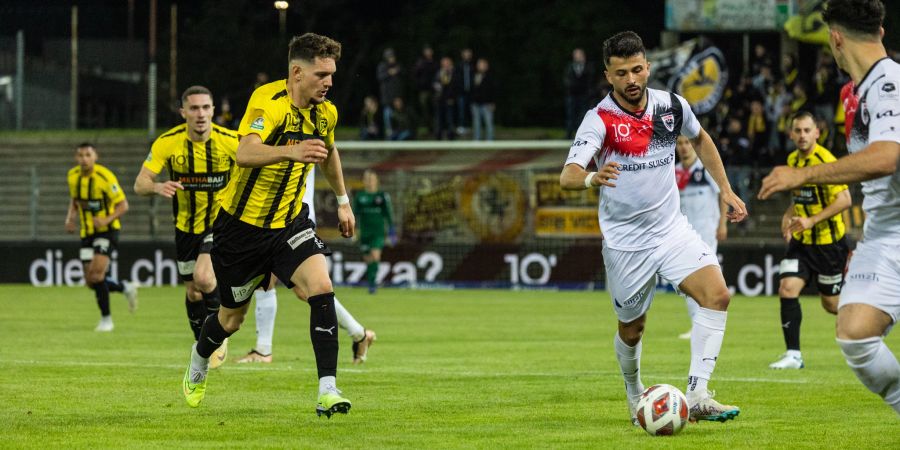 Der FC Aarau im Spiel.