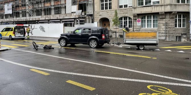 Unfall Rorschacher Strasse