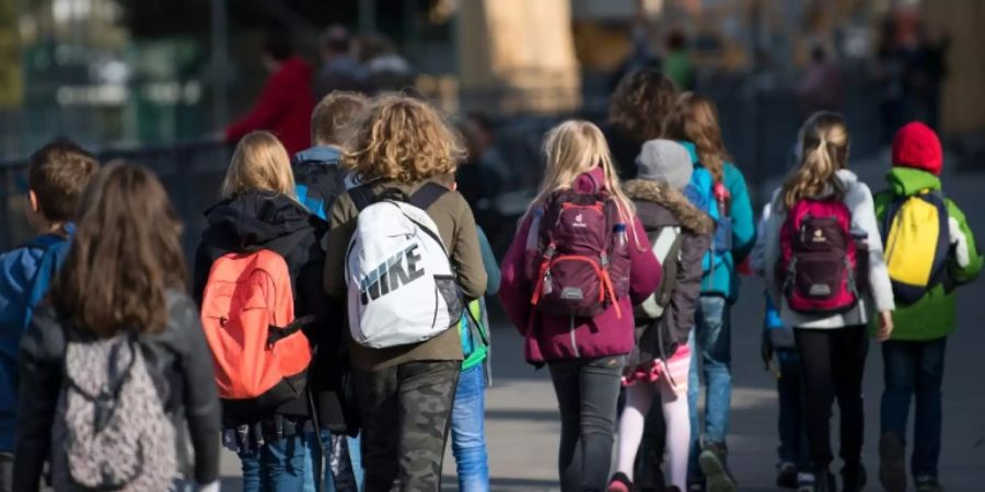 Schulkinder in Dresden