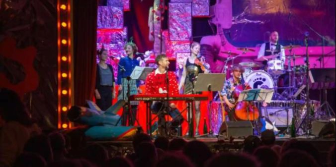 Das Konzert ist in vollem Gange