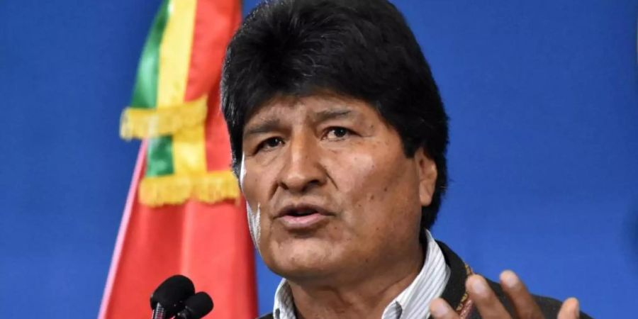 Nach wochenlangen Protesten gegen ihn hat Boliviens Präsident Evo Morales seinen Rücktritt erklärt. Foto: Freddy Zarco/NOTIMEX/Xinhua /dpa