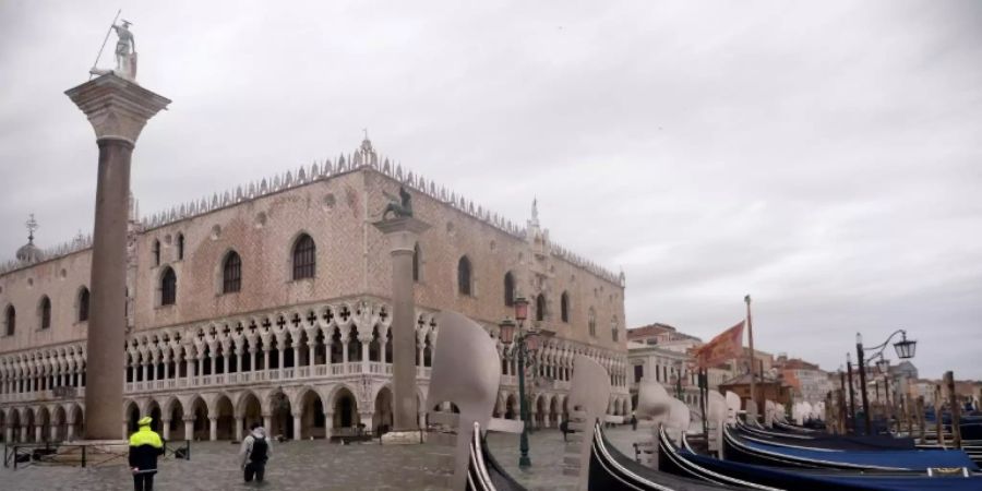 Venedig bereitet sich auf weitere Überschwemmungen vor