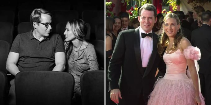 Wie die Zeit vergeht: Sarah Jessica Parker und Matthew Broderick einmal heute (rechts) und einmal im Jahr 2000. Sex and the City