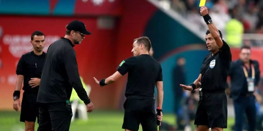 Steht mit dem FC Liverpool im Finale der Club-WM: Trainer Jürgen Klopp (r). Foto: Adam Davy/PA Wire/dpa
