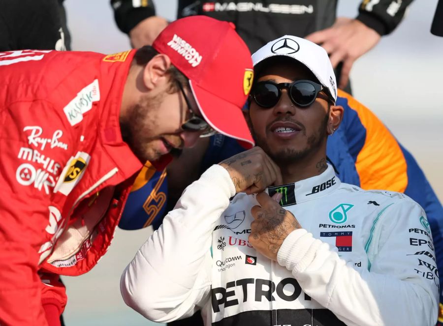 Lewis Hamilton Vettel Ferrari