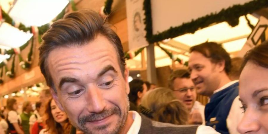 Florian Silbereisen im Schottenhamel Festzelt auf dem Oktoberfest. Foto: Ursula Düren