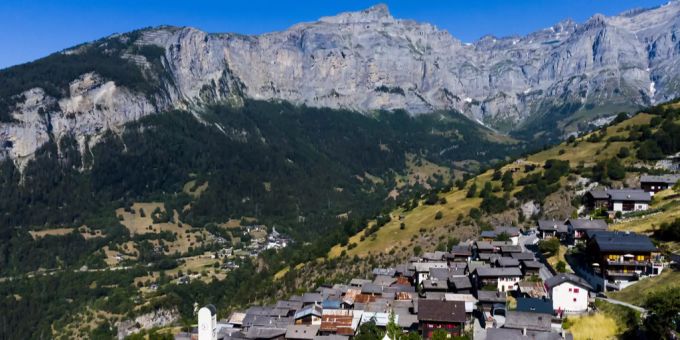 Ein Dörfchen im Wallis. (Symbolbild) agarn