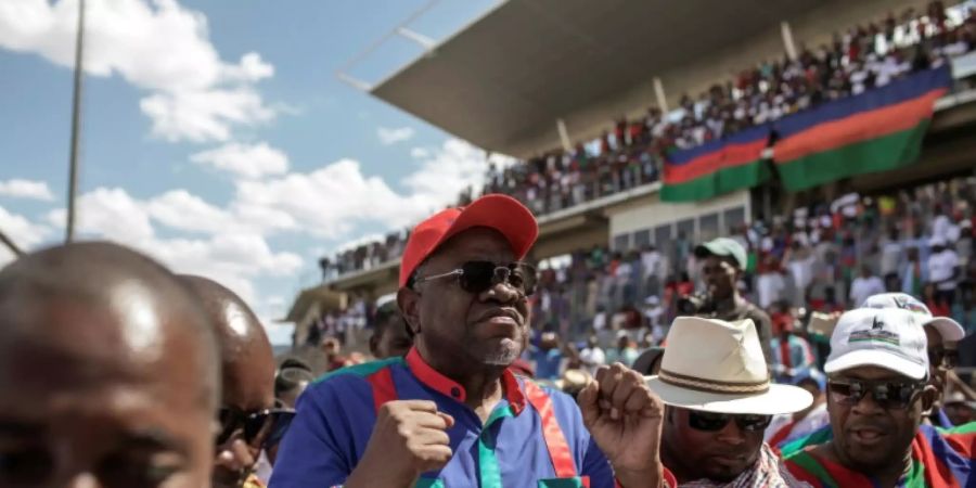 Namibias Präsident Hage Geingob in Windhoek