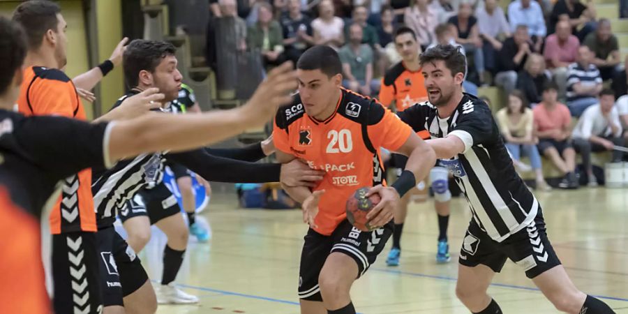 Luka Maros (Nr. 20) erzielte gegen Endingen zehn Tore aus zehn Abschlussversuchen
