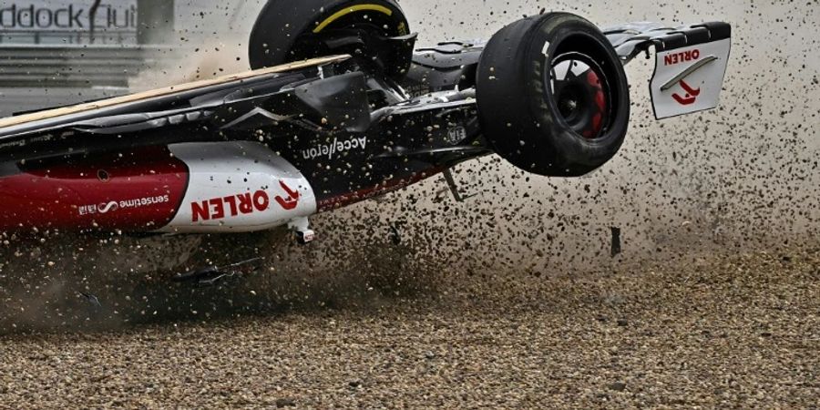 Unfall bei einem Formel-1-Rennen