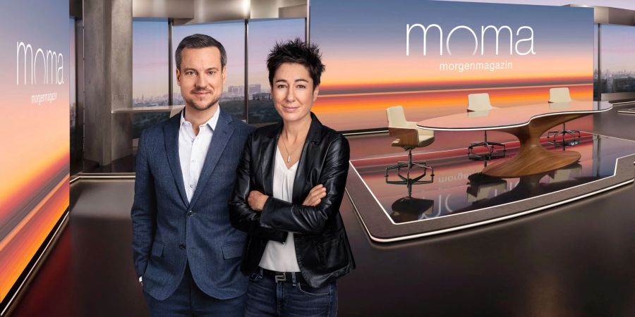 Andreas Wunn und Dunja Hayali, Moderatoren des ZDF-Morgenmagzins.