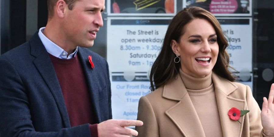 Prinz William und Prinzessin Kate bei einem Termin