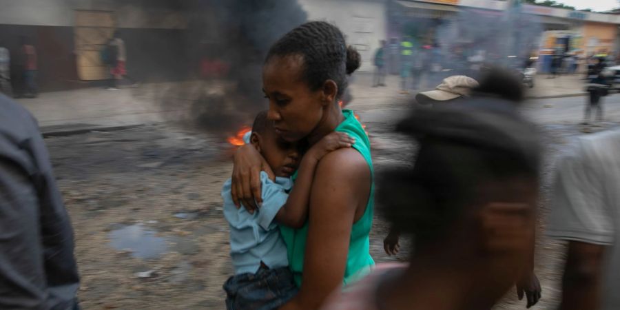Ausschreitungen in Haitis Hauptstadt Port-au-Prince Mitte November.