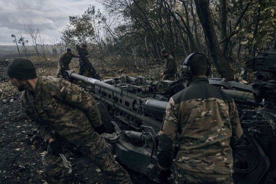 Der Materialverschleiss ist gross: Ukrainer und Russen feuern gnadenlos.