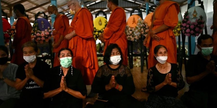 Buddhistische Mönche in Thailand