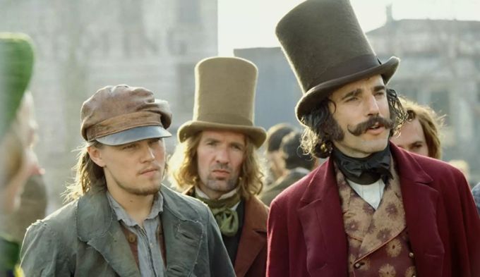 Leonardo DiCaprio, Daniel Day-Lewis und Gary McCormack in «Gangs of New York» (2002) leonardo dicaprio