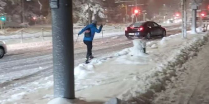 Stadt Zürich Schnee