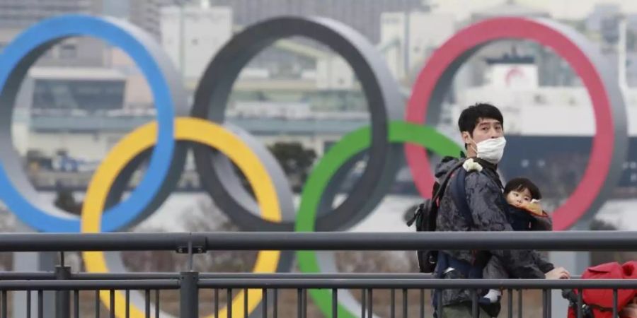 Ein verwegener Plan: Statt in Tokio könnten die Olympischen Spiele in Florida stattfinden. Foto: Koji Sasahara/AP/dpa