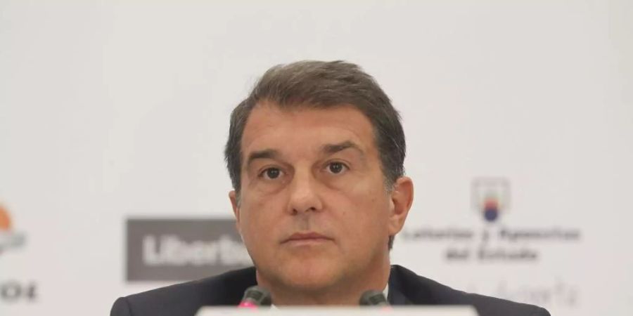 Der ehemalige FC-Barcelona-Präsident Laporta will 2021 erneut Präsident des Vereins werden. Foto: Marta Fernández/Europapress/dpa