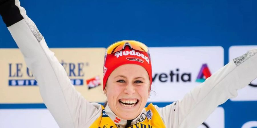 Überzeugte bei der Tour de Ski: Langläuferin Katharina Hennig. Foto: Mathias Bergeld/Bildbyran via ZUMA Press/dpa