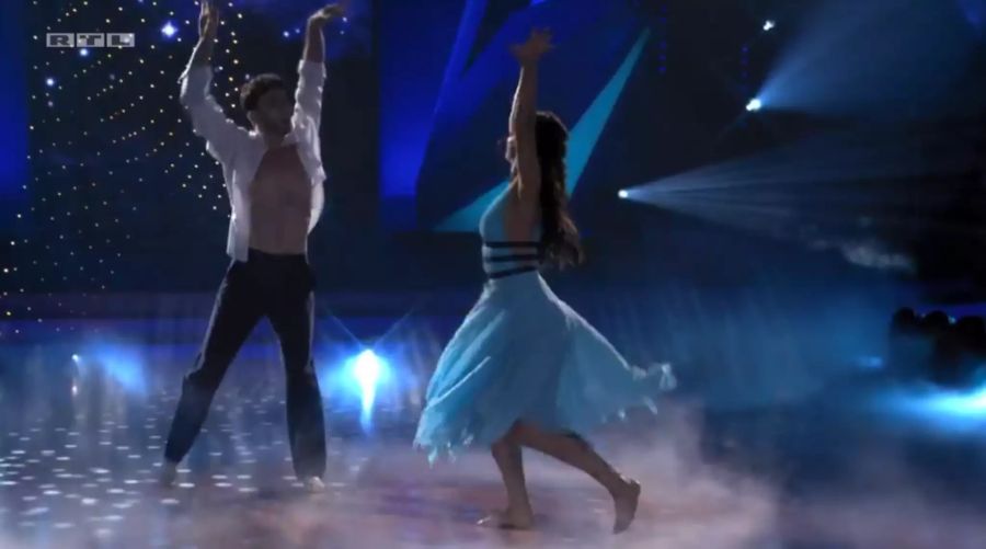 Luca Hänni und Christina Luft mit ihrer romantischen Nummer bei der Profi-Challenge von «Let's Dance».