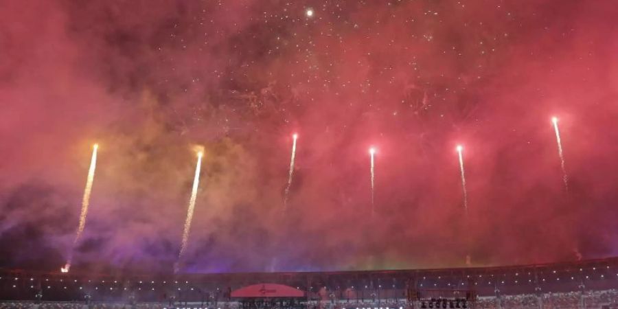 Abschlusszeremonie der 30. Südostasienspiele: Vietnam wird die nächsten SEA-Games ausrichten. Foto: Tatan Syuflana/AP/dpa
