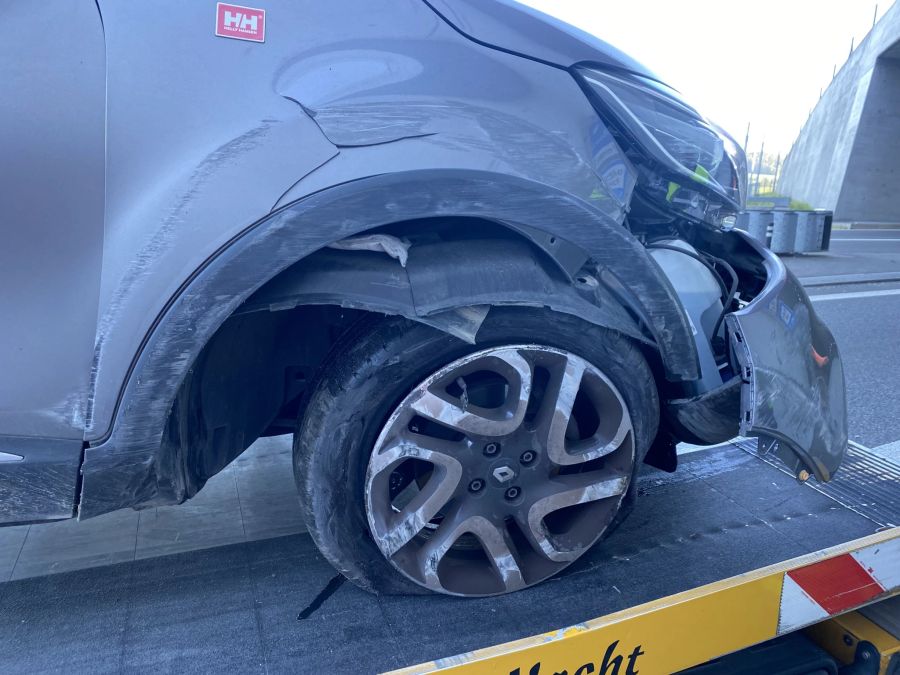 Das Auto musste abtransportiert werden.