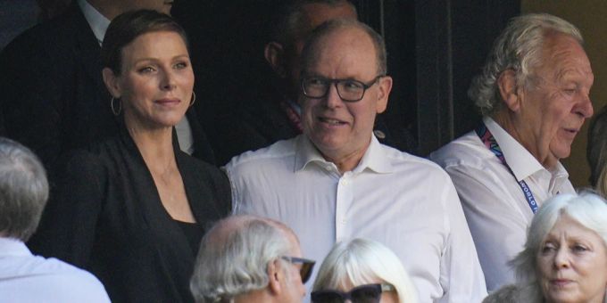 Prinz Albert II. und Prinzessin Charlène von Monaco bei einem Spiel des Rugby Worldcups im französischen Marseille, albert ii. charlene trennung