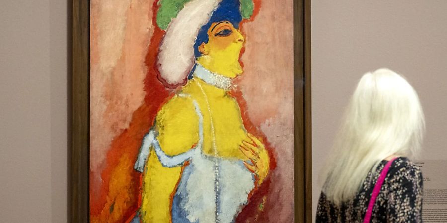 Was für Farben: «Modjeska, sopraniste» (1908) von Kees van Dongen in der Sonderausstellung Matisse, Derain und ihre Freunde, Die Pariser Avantgarde 1904 -1908, im Kunstmuseum Basel.