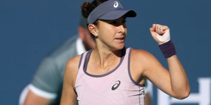 Belinda Bencic steht in Abu Dhabi im Viertelfinal. Belinda Bencic