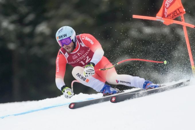 Alexis Monney überzeugt bei seiner Trainingsfahrt. Alexis Monney