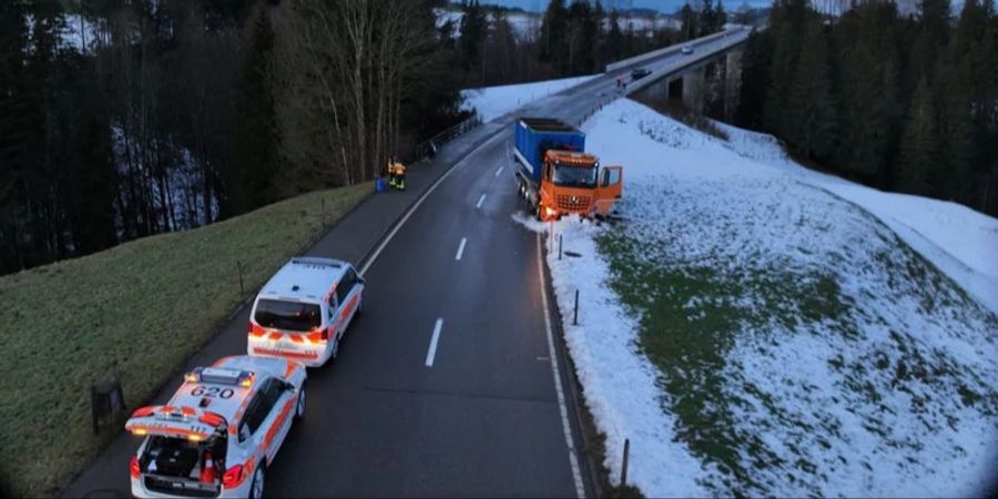 Unfall in Teufen