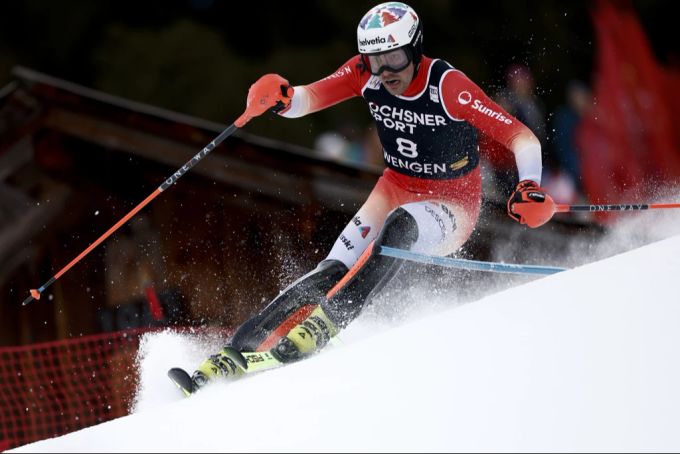 Daniel Yule hat im ersten Lauf von Wengen eine gute Leistung gezeigt. Kann er im zweiten Durchgang nachdoppeln? Daniel Yule