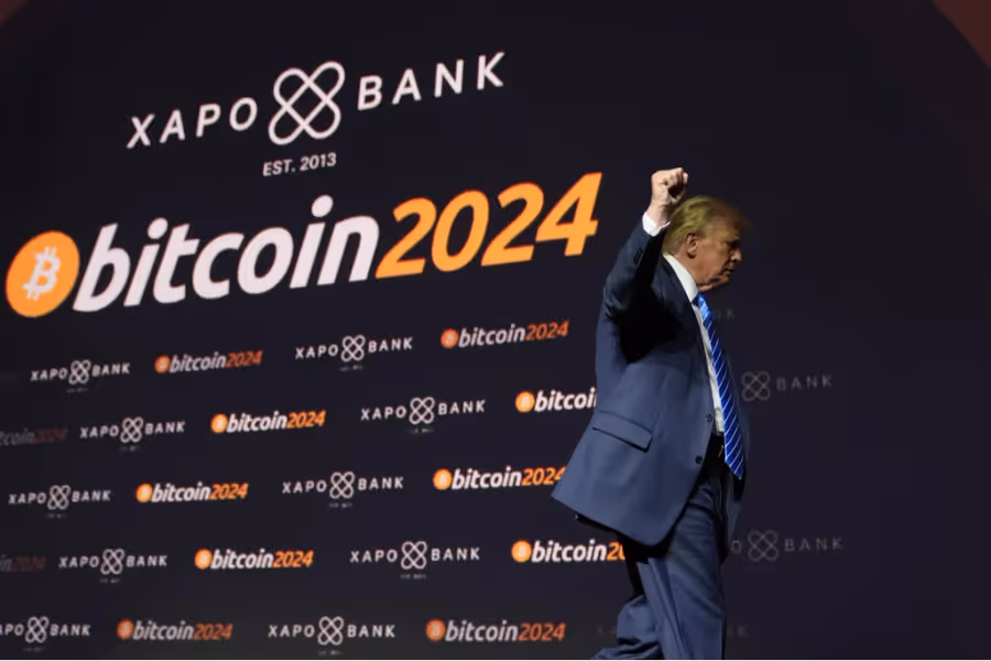 Donald Trump discussing Bitcoin