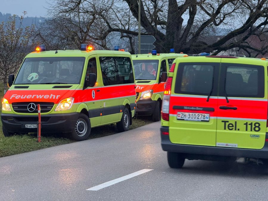 Feuerwehr auf Strasse