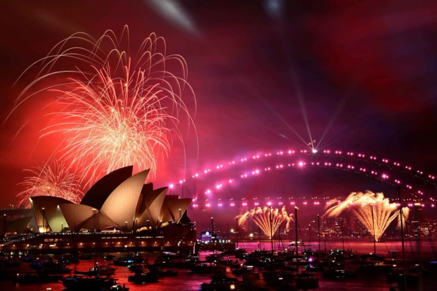 Sydney Silvester Feuerwerk