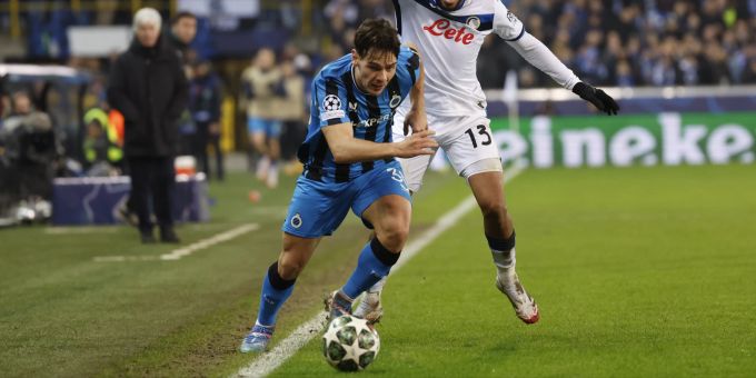 Ardon Jashari gewinnt mit Club Brügge in der Champions League gegen Atalanta Bergamo. Ardon Jashari Champions League