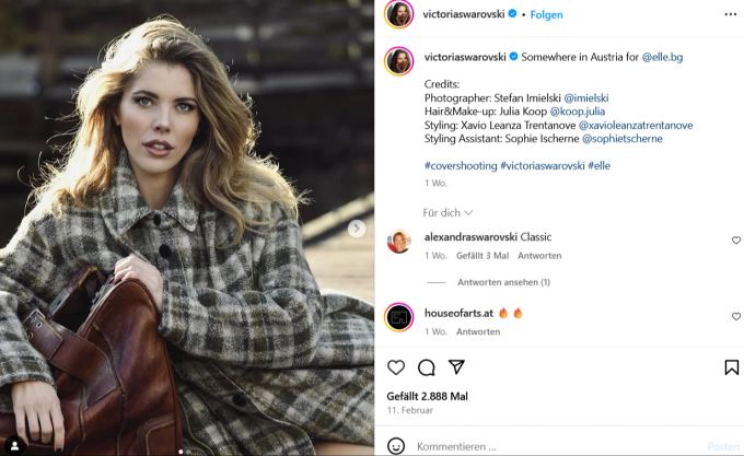 Auch Paulinas grosse Schwester Victoria, Moderatorin von «Let's Dance», hat sich einen Milliardenerben geangelt. paulina swarovski