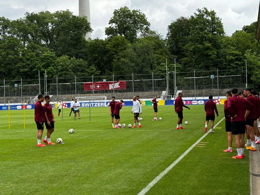 Die Nati-Stars bereiten sich auf Deutschland vor.