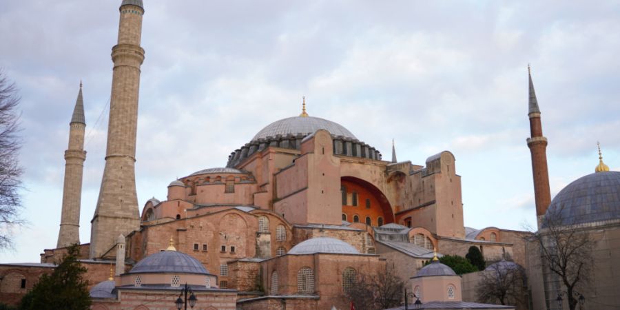 ARCHIV - Gesamtansicht der Hagia Sophia in Istanbul. Foto: Tunahan Turhan/SOPA Images via ZUMA Press Wire/dpa/Archivbild