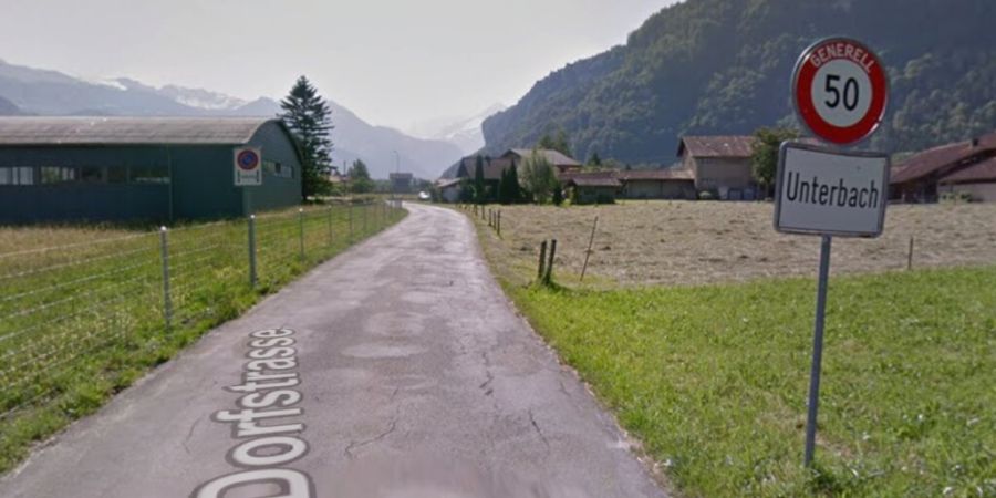 Auf dieser Strasse verunfallte der Radfahrer.