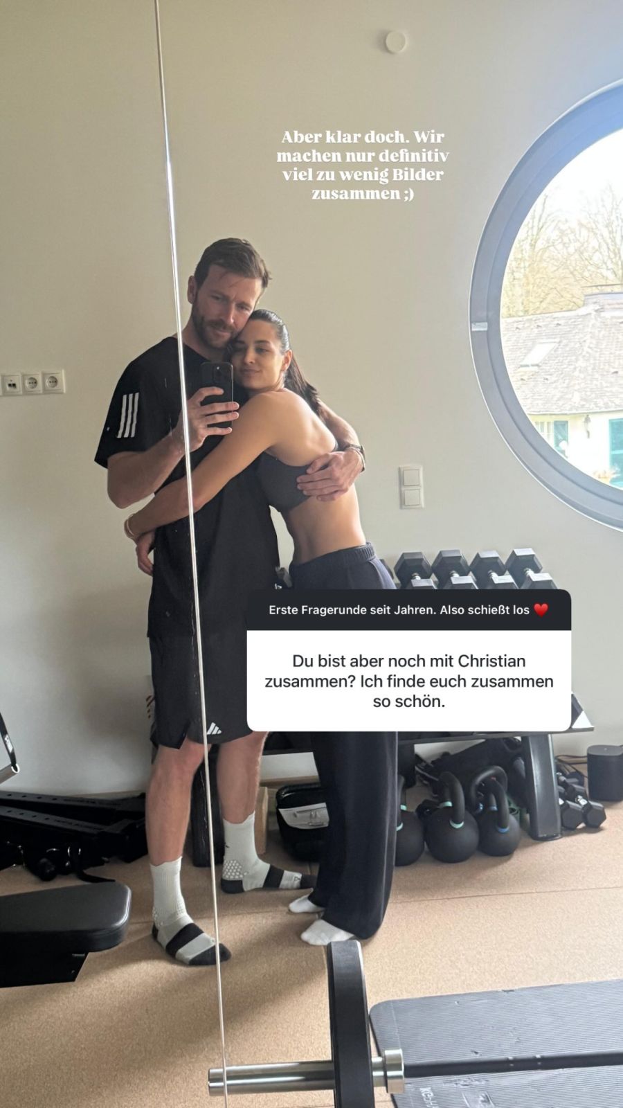 Amira Aly und Christian Düren zeigen sich weiterhin als Paar. Die Moderatorin schreibt dazu: «Wir machen nur definitiv viel zu wenig Bilder zusammen.»