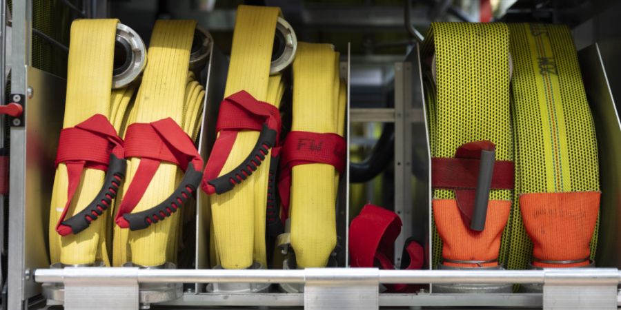 Die Feuerwehr löschte den Küchenbrand. (Symbolbild)