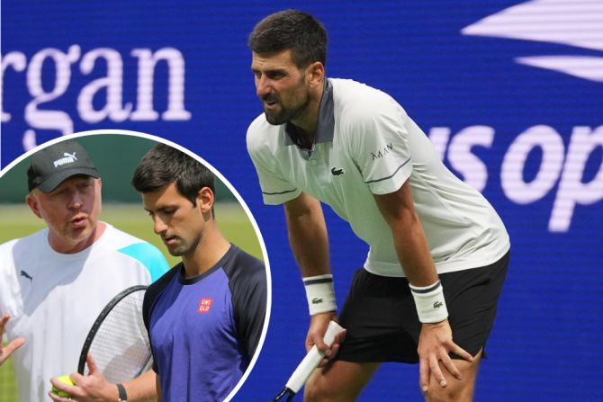 Novak Djokovic Boris Becker