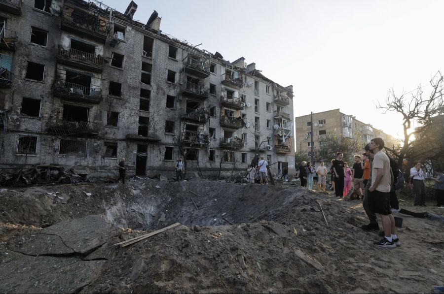 Russland hat in der Nacht massive Angriffe auf die ukrainische Hauptstadt Kiew geflogen.