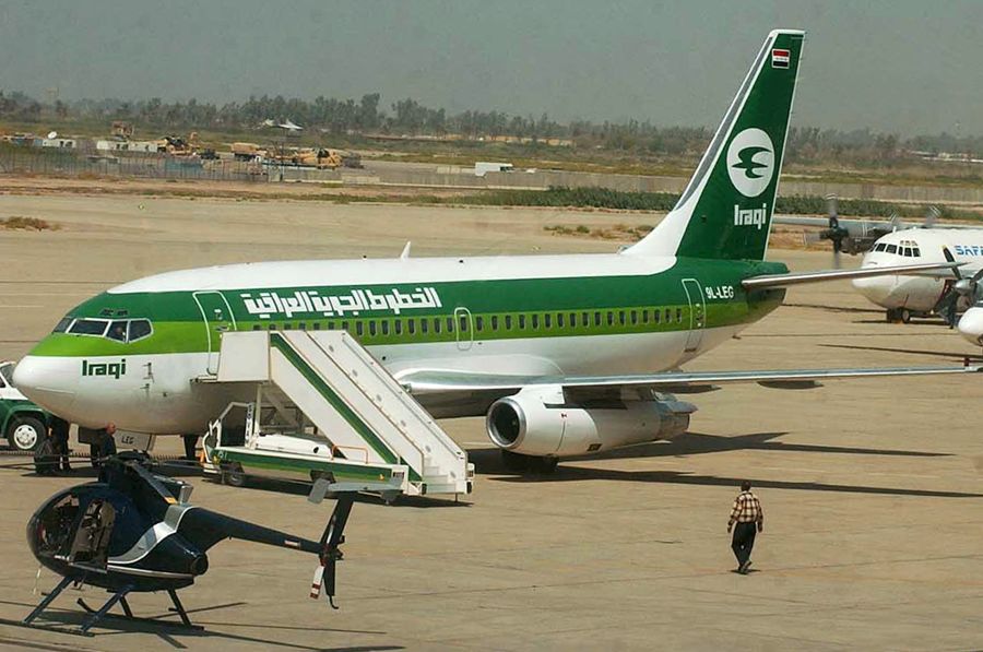 Darunter die Flugzeuge von Iraqi Airways.