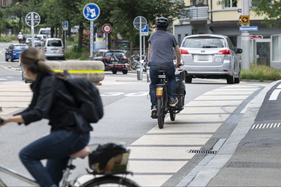 Das Projekt «E-Bike-City» will 50 Prozent der Verkehrsfläche umgestalten.