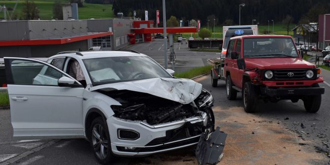 Unfall in Ruswil.